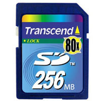 Transcend 80X Secure Digital Card 256MB (TS256MSD80) Transcend 80X Secure Digital Card 256MB (TS256MSD80)